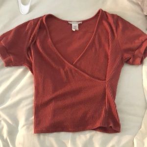 Caution to the Wind Red Cross Blouse